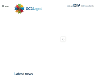Tablet Screenshot of ec3legal.com